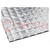 Damping mat; aluminium foil,butyl rubber; 750x540x2mm