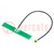 Antenna; GSM; 2dBi; linear; for ribbon cable; 50Ω; 40x6.5x1mm