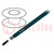 Wire: control cable; MULTISPEED® 500-C-TPE; 18G1mm2; turquoise