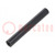 Spacer sleeve; cylindrical; polyamide; M4; L: 60mm; Øout: 8mm; black