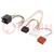 Cable for THB, Parrot hands free kit; Renault,Smart