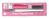 Kalligrafie-Füllfederhalter Parallel Pen, Kappenfarbe: Pink, Strichbreite 0.5 - 2.8mm, Set inkl. 2 Patronen & Reinigungszubehör