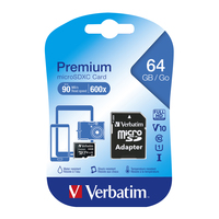 VerbatimMicroSDXC Card 64GB 44084
