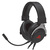 Marvo HG9052, słuchawki z mikrofonem, regulacja głośności, czarna, 7.1 (wirtualne), podświetlane na czerwono, 7.1 (virtual) typ US