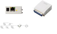DIGITUS Fast Ethernet Printserver, parallel, weiß (11003988)