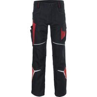 Produktbild zu KÜBLER Pantaloni Bodyforce nero/rosso medio 56