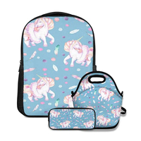 CONJUNTO DE MOCHILA ESCOLAR,ESPACIO CON PLANETAS,CON BOLSA DE ALMUERZO Y ESTUCHE PARA LÁPICES PARA MOCHILA PARA ADOLESCENTES