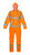 Hydrowear Norg Multi Hydrosoft Flame Retardant Anti-Static High Visibility Waterproof Coverall Orange L