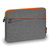PEDEA Tablet Tasche 10,1-11 Zoll (25,6-27,96 cm) FASHION Schutz Hülle mit Zubehörfach, grau/orange