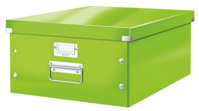 Archivbox Click & Store WOW Groß, Graukarton, grün