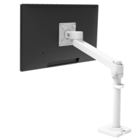 Ergotron NX Series NX MONITOR ARM WHITE 86.4 cm (34") Black, White Desk
