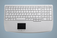 Active Key AK-7410-G toetsenbord PS/2 Amerikaans Engels Wit
