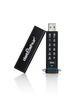 iStorage datAshur USB flash meghajtó 32 GB USB A típus 2.0 Fekete