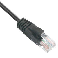 SLIM Patchcords PKW-LIGHT-K6 5.0 SW netwerkkabel Zwart 5 m Cat6 U/UTP (UTP)