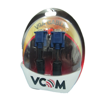VCOM CG341AD-1.8 cavo VGA 1,8 m VGA (D-Sub) Nero
