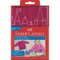 Faber-Castell 201204 fartuch do malowania Jeden rozmiar Różowy Poliester