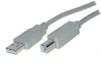 shiverpeaks BS77023 USB Kabel 3 m USB 2.0 USB A USB B Grau