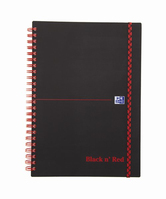 Oxford 400047656 cuaderno y block A5 70 hojas Negro, Rojo