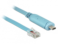 DeLOCK 63914 Serien-Kabel Blau 3 m USB Typ-C RJ45