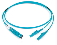 Dätwyler Cables 423438 Glasfaserkabel 8 m LCD E-2000 (LSH) OM3 Türkis