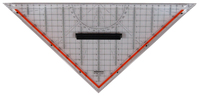 Rumold 1058 driehoek 45° driehoek Acrylglas Transparant 1 stuk(s)