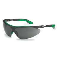 Uvex 9160043 safety eyewear Safety glasses Green, Black