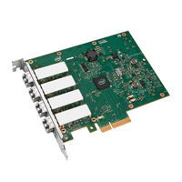 Intel E1G44HF karta sieciowa Wewnętrzny Włókno
