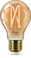 Philips LED Lampadina Smart Filament Ambrata Dimmerabile Luce Bianca da Calda a Fredda Attacco E27 50W Goccia