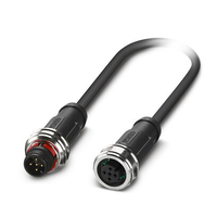 Phoenix Contact 1224208 sensor/actuator cable 1.5 m M12 Black