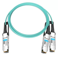 Nvidia MFS1S50-H003V InfiniBand/fibre optic cable 3 m QSFP56 2x QSFP56 Azul