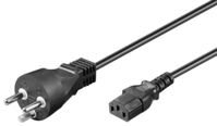 Microconnect PE12041R electriciteitssnoer Zwart 1 m C13 stekker