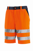 BIG Arbeitsschutz 4345 Shorts Marineblauw , Oranje