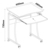 Techly ICA-TB 131B biurko komputerowe Czarny