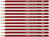STABILO Schwan, grafietpotlood, rood gelakt -12 stuks, hardheid B