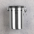 BEEM 07702 Einmachglas Zylinder Polypropylen (PP), Edelstahl Schwarz, Silber