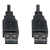Tripp Lite UR020-003 USB Kabel 0,91 m USB 2.0 USB A Schwarz