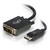 C2G 84330 Videokabel-Adapter 3 m DisplayPort DVI-D Schwarz