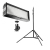 Walimex LED Video Light fotostúdió felszerelés szett Fekete