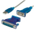 Nilox NX080500103 cable de serie Azul USB tipo A DB-9