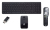 HP Wireless Sydney-Melbourne - Dongle - Remote control SP US/Int clavier RF sans fil QWERTY US International Noir