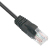 SLIM Patchcords PKW-LIGHT-K6 0.5 SW Netzwerkkabel Schwarz 0,5 m Cat6 U/UTP (UTP)