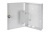 Digitus Kleiner LWL-Wandverteiler, 200x150x55 mm mit einer Tür, ohne Adapterplatten Farbe Grau (RAL 7035)