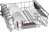 Bosch Serie 4 SMS4EMI01E Lavastoviglie da libera installazione 60 cm Acciaio Classe C