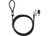 HP Keyed Cable Lock 10mm kabelslot Zwart 1,83 m
