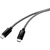 Renkforce RF-4598412 USB-kabel 3 m USB 2.0 USB C Zwart