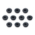 Jabra 14101-61 almohadilla para auriculares Negro 10 pieza(s)