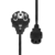 ProXtend Type F (Schuko) to C13 Power Cable, Black 0.5m