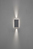Konstsmide 7871-370 Außenbeleuchtung Wandbeleuchtung für den Außenbereich LED 3 W Grau G