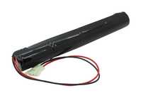 Notleuchtenakku NiCd 4,8V 4500mAh L1x4 Mono D mit 300mm Kabel einseitig ersetzt Liteplan 4/CD45/S/AS