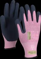 Kinder-Handschuh OX-ON Recycle Junior 16000 (Pink), Größe 6 - 8 Jahre recyceltes Polyester, Latexschaumbeschichtung, EN